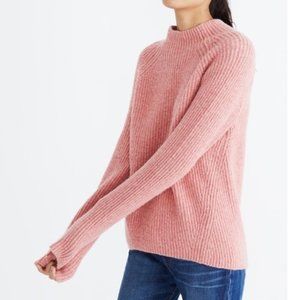 Madewell Northfield Ribbed Funnelneck Sweater